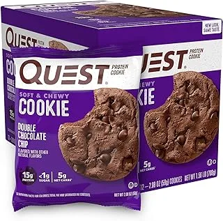 Quest Nutrition Double Chocolate Chip Protein Cookie, 12 X 59G - Pack Of 1