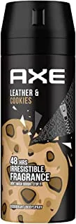 Axe Body Spray Deodorant For Long Lasting Odour Protection, Leather & Cookies, For 48 Hours Irresistible Fragrance, 150Ml