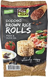 Rice Up Rice Rolls With Pizza & Olive Oil, 50 G, Pack Of 1 194