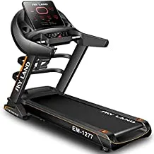 SKY LAND Fitness Treadmill Automatic Foldable With Bluetooth Speaker & Massager, 5.5 Hp Peak Motor For Home USe, Auto Incline,130Kgs Weight Capacity And Led Screen