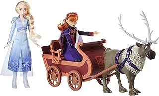 Hasbro Frozen 2 Sven, Sled And 2 Dolls