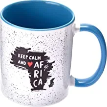 africa Coffee Mug by Decalac, Blue - 19046