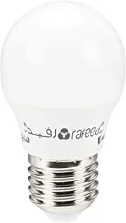 RAFEED LED Bulb 5W 6000K White Light, 50/60 Hz, E27 Bulb, 360 Lumens, Non-Dimmable, Lifespan 20,000 hours, Housing Plastic, Save Power 80%, Interior Lighting, RFE-0248