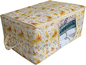 Kuber Industries Storage Bag For Comforters, blankets|Clothes Organizer|Foldable Blanket Storage|Underbed Storage Bag|RED