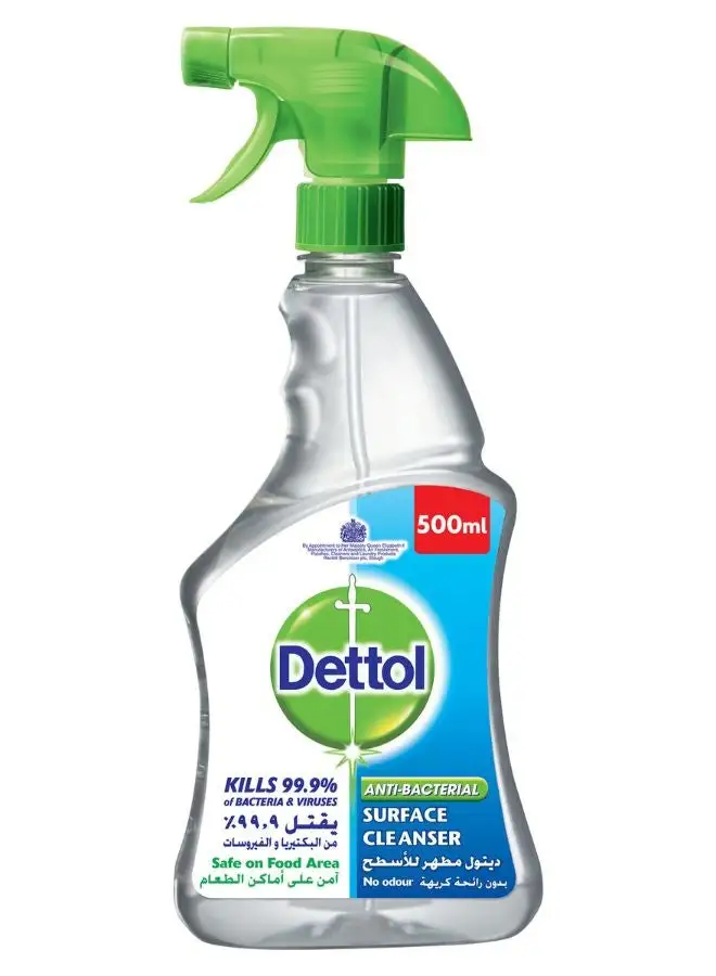 Dettol Surface Cleanser Trigger Spray Clear 500ml