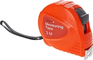 Lawazim 3-Meters Locking Retractable Measuring Tape, Inches And Cm
