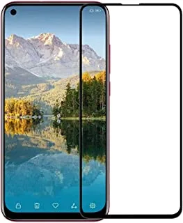 Huawei Nova 4 6.4 بوصة منحنية ثلاثية الأبعاد تغطية كاملة للشاشة ، واقي شاشة زجاجي مقوى ممتاز لـ Nova 4 بإطار أسود