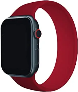 iGuard by Porodo Silicon Sport Loop Watch Band for Apple Watch 44mm / 42mm - Red