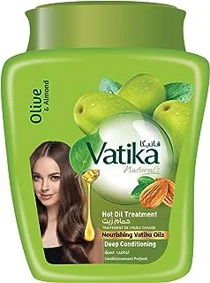 Vatika Naturals Hammam Zaith Hot Oil Treatment | Olive & Almond | For Intense Nourishment & Deep Conditioning - 500g