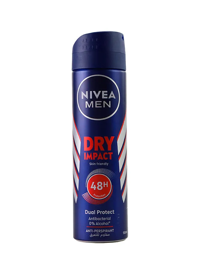 NIVEA MEN Dry Impact, Antiperspirant Multicolour 150ml