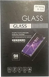 Samsung S9 Plus 9H واقي شاشة زجاجي صلب أسود