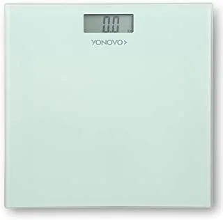 YONOVO Square Digital Body Weight Scale With Lcd Screen And High Precision Accuracy Rate - White 70030