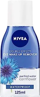 NIVEA Eye Makeup Remover, Double Effect Sensitive Lashes Protection, 125ml