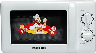 Nikai 20 Liter 700W Microwave with Auto Menu Function| Model No NMO515N8NX with 2 Years Warranty