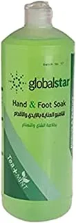 Global Star Tea And Mint Extract Hand And Foot Soak Shampoo, 1 Litre
