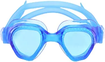 Hirmoz Adult Uv Anti Fog Swimming Goggles One Piece Tpr Frame, Blue, H-Ga2377-Bl
