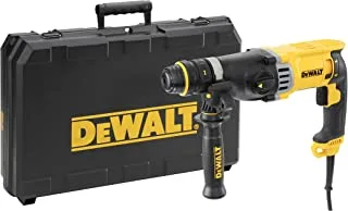DeWalt 26mm، 800W، SDS-Plus 0-1500rpm، VSR، Hammer with DeWalt Watch، أصفر / أسود، D25133KW-B5، ضمان لمدة 3 سنوات