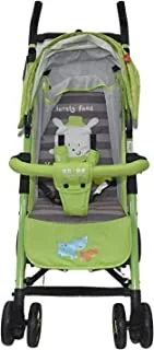 Alnwader village DGL-88624 Foldable Baby Stroller with Extra Seat Cover, Gray/Green