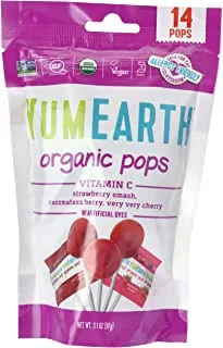Yumearth Organic Vitamin C Lollipops, 14 Pops - Pack Of 1