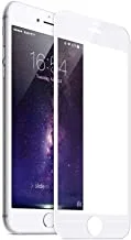 iPhone 8plus / 7plus / 6 plus 5D 9H واقي شاشة زجاج مقوى بتغطية كاملة أبيض