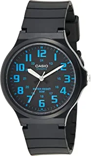 Casio Men Black Dial Resin Analog Watch - Mw-240-2Bvdf