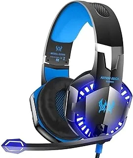 Kotion Each G2000 Stereo Gaming Headsets Headphones with MIC for PS3 PS4 Xbox ONE 360 PC Computer Laptop Macbook - Blue, Wired