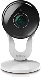 D-Link DCS-8300LH mydlink Full HD كاميرا مراقبة Wi-Fi (متوافقة مع Alexa و Google و IFTTT ، زاوية عرض 137 درجة ، وظيفة الرؤية الليلية ، كشف الحركة والضوضاء ، الوصول عن بعد عبر التطبيق)