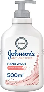 Johnson's Hand Wash, Anti-Bacterial, Almond Blossom, 500ml