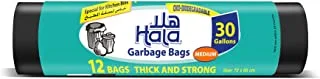 Hala garbage bags 30 gallons 12 bags