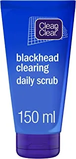 CLEAN & CLEAR Daily Face Scrub, Blackhead Clearing, 150ml