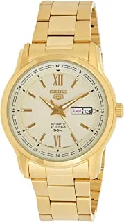 Seiko Mens Automatic Watch, Analog Display and Stainless Steel Strap SNKP20J1