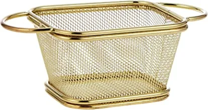Stainless Steel Fry Basket, Gold - BD-BASK-11G