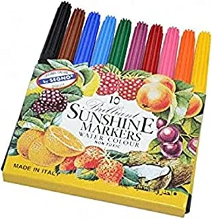 Segno Brilliant Sunshine Markers 10-Piece Set
