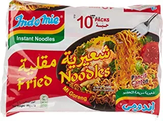 Indomie Frieds Flavour Noodles, 10 Packs 6 X 80g - Pack of 1