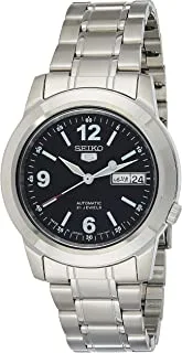 Seiko 5 Automatic Men Black Dial Stainless Steel Band Watch - SNKe63J1
