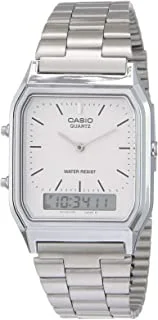 Casio for Men Analog-Digital AQ-230A-7D Stainless Steel Watch