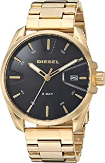 Diesel MS9 Men's Stainless Steel Case Analog Watch With Stainless Steel Strap