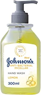 Johnson's Anti-Bacterial Micellar Hand Wash, Lemon, 300 ml