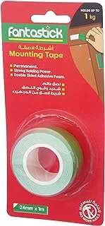 Fantastick Fk-M241 Mounting Tape - 24Mm X 1M, Clear, Packaging may vary