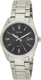 Casio Mens Quartz Watch, Analog Display and Stainless Steel Strap MTP-1302D-1A1, One Size