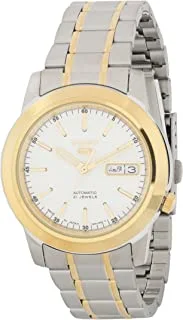 Seiko Men's Automatic Watch, Analog Display and Stainless Steel Strap SNKE54J1