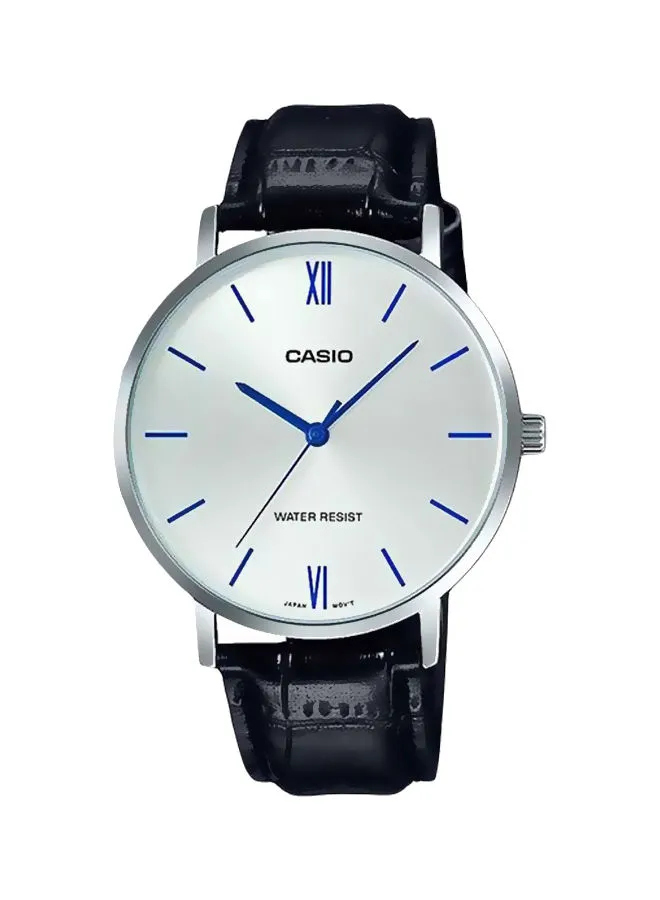 CASIO Men's Enticer Analog Watch MTP-VT01L-7B1UDF - 40 mm - Black 