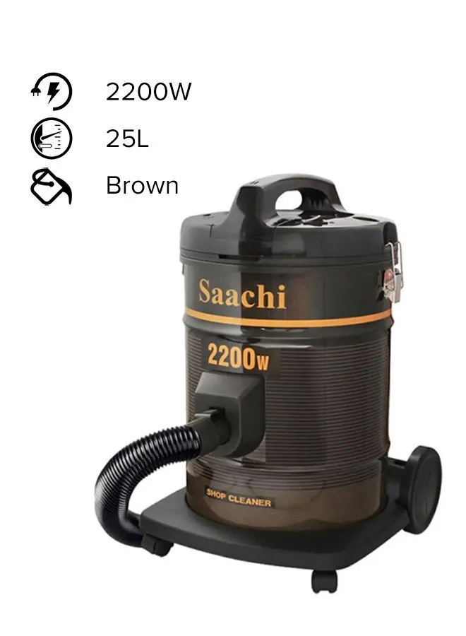 Saachi Vacuum Cleaner With Air Blowing Function 25 L 2200 W NL-VC-1107-BR Brown