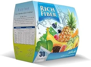 Rich Fiber Fruits And Vegetables Powder Rich With Fibers, 10Gms Each, 30 Sachets