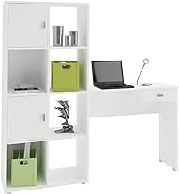 Artely America With 4 Shelves, 2 Doors And 1 Drawer, White, Wood