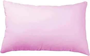 Sleep Night Soft Plain Queen Size Pillow 50 X 75 cm Solid Color for Side, Stomach and Back Sleepers, Super Soft Down Alternative Microfiber Filled Pillows, Pink