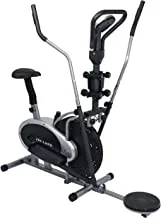 SKY LAND Fitness Exercise Bike 4 In 1 Orbitrac Elliptical Cycle With Twister And Barbell 2 Sets
