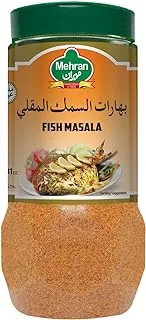 Mehran Fish Fry Masala Jar, 250 G, Orange