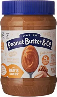 زبدة الفول السوداني قابلة للدهن بزبدة الفول السوداني من Peanut Butter & Co The Bee's Knees ، 454 جم - عبوة من قطعة واحدة