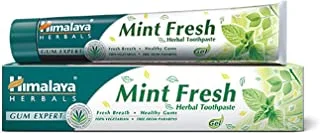 Himalaya Mint Fresh Herbal Toothpaste Prevent Mouth Odour & Ensure Long-Lasting Fresh Breath -100ml
